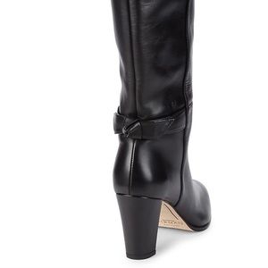 Alexandre Birman black leather boots
